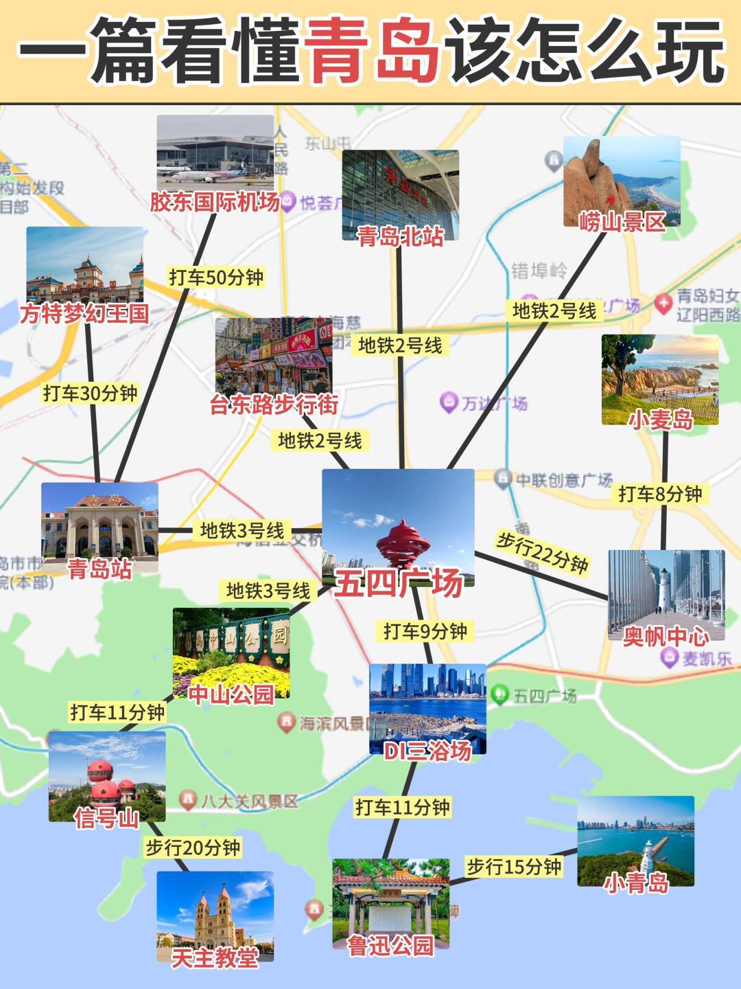 青島旅游攻略地圖，探索海濱城市的魅力，青島旅游攻略地圖，海濱城市魅力探索之旅