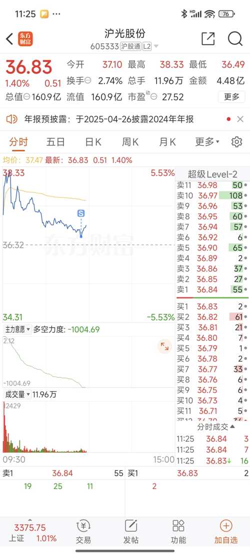 滬光電子股票深度解析